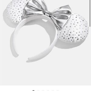 White sequin Minnie ears baublebar